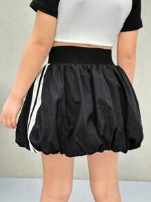 SHEIN Falda corta casual de estilo de calle de moda para niña joven Nova Glow