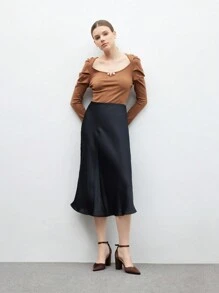 CUCCOO BIZCHIC 时尚深咖啡色粗跟镂空踝带尖头棕色高跟鞋，适合工作、聚会、约会 - 咖啡棕 - 查看 10