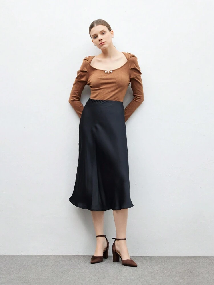 CUCCOO BIZCHIC Fashionable Dark Coffee Thick Heel Hollow Ankle Strap Pointed Toe Brown High Heels Shoes, Suitable For Work, Party, Date Spring Shoes Spring Break Easter For Christmas Spring Shoes