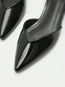 CUCCOO BIZCHIC New Pointy Toe Simple Commuting Stylish Women Shoes For Christmas Spring Shoes - Black - View 7