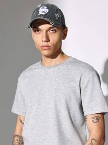 SUMWON Slim Fit Short Sleeve Solid Tee