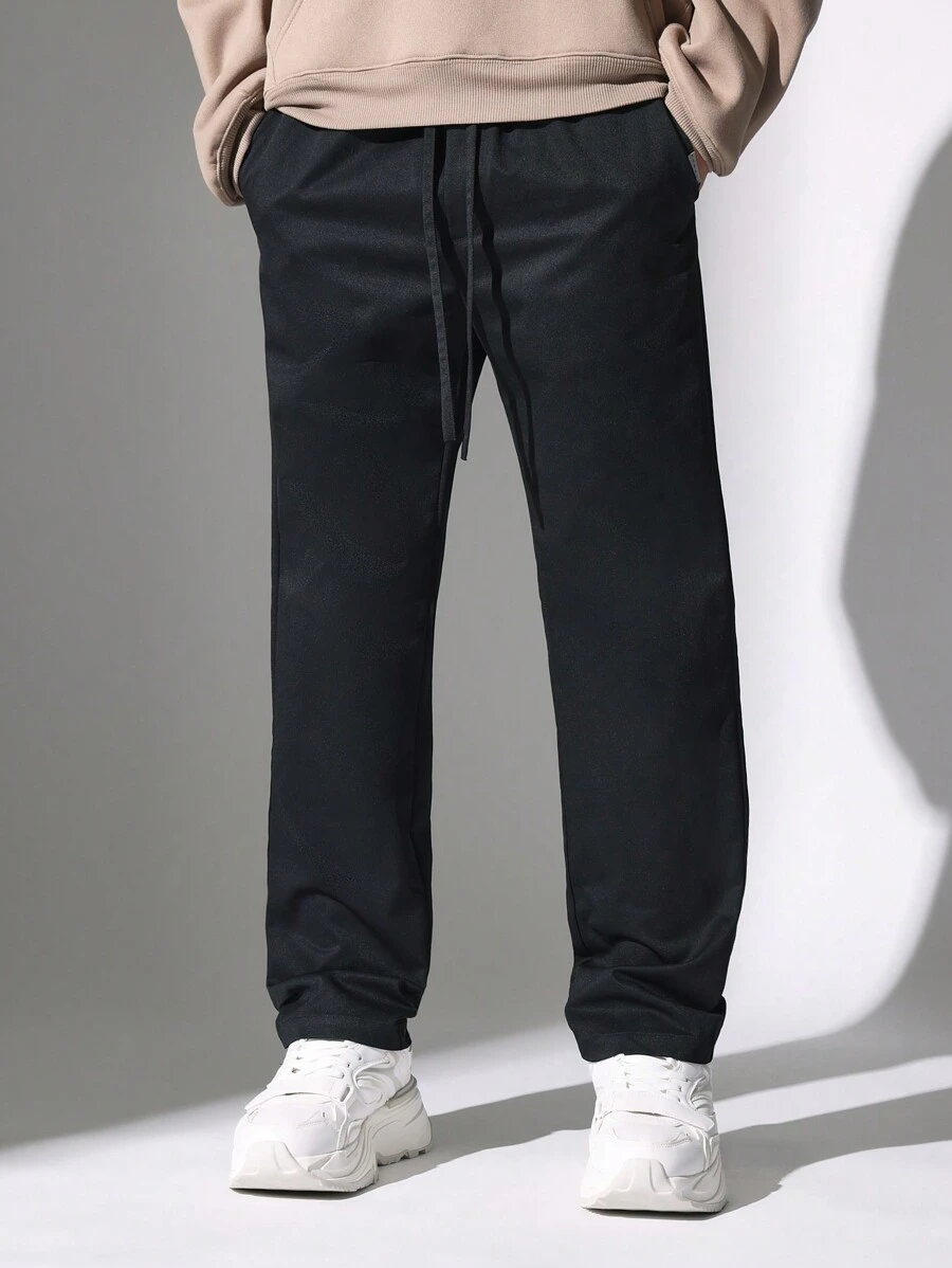 SUMWON 运动慢跑运动裤修身健身训练裤带抽绳弹性踝部运动服运动休闲裤2024秋冬