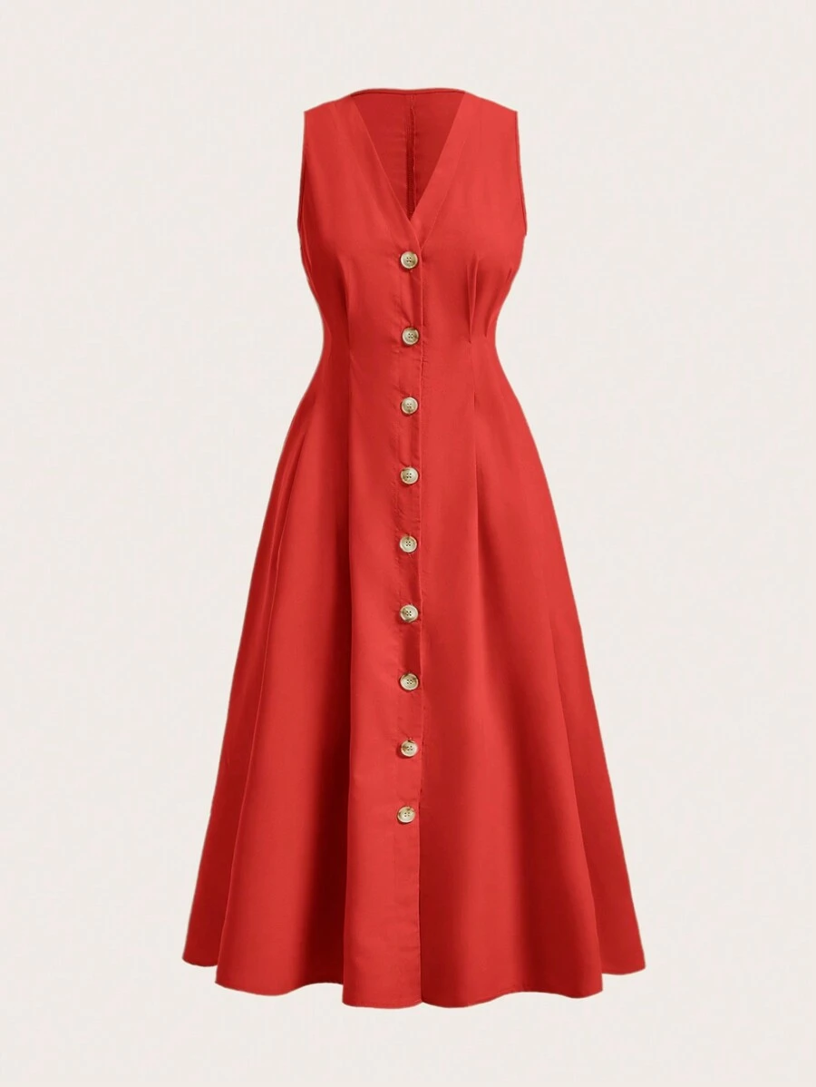 Robe Sans Manches En Cuir De Chèvre Joie Quince - Taille M - Beige Clair - Neuf Avec étiquettes