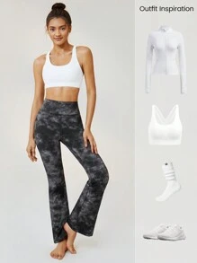 GLOWMODE 31" Leggings Acampanados Featherfit™ - Multicolor - Ver 7
