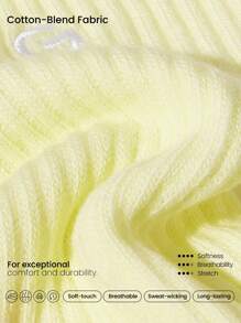 GLOWMODE 3 Pairs Socks Soft Ventilated Mesh With Embroidered Logo Workout Daily Casual - Multicolor - View 5