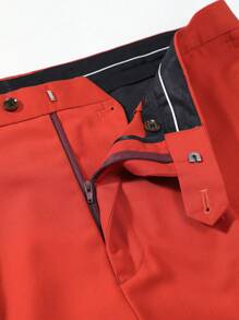 Manfinity Mode Completo da donna con camicia e pantaloni monocromatica con bottoni, stile minimalista, taglie comode