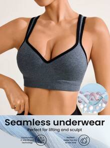 Easithlete Seamless Camisole Sports Bra For Women