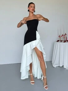 Aloruh Váy dài xẻ tà cao xếp nếp màu sắc thanh lịch cho nữ Váy ngày lễ tình nhân Váy mùa xuân cho nữ Váy dạ hội Váy lễ Phục sinh bãi biển mùa hè Bộ đồ dễ thương Váy cưới giản dị tốt nghiệp Váy ngày lễ Váy lễ hội Váy dự tiệc cưới ngày lễ Váy công sở giản dị cho nữ Váy sinh nhật Váy câu lạc bộ Váy đi biển gợi cảm cho nữ Váy dạ hội phong cách Boho Váy tiệc cô dâu Váy ngày lễ gợi cảm Váy phù dâu Váy thanh lịch cho kỳ nghỉ bãi biển Váy tiệc trà Váy đen - màu đen - Xem 1