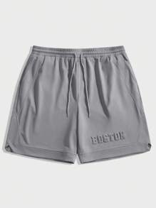 EASEVO Conjunto de 2 piezas de camiseta de manga corta holgada casual y shorts de talla grande para hombre