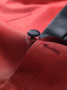 Manfinity Mode Completo da donna con camicia e pantaloni monocromatica con bottoni, stile minimalista, taglie comode