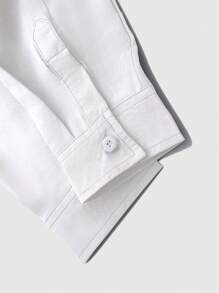 Manfinity Homme Chemise à manches longues à carreaux mixtes (motif à carreaux non assorti) - Bleu gris - Voir 3