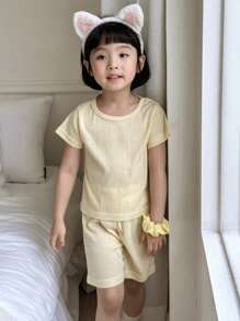 DAZY Young Girl Fall Loungewear - Yellow - View 9