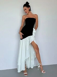 Aloruh Váy dài xẻ tà cao xếp nếp màu sắc thanh lịch cho nữ Váy ngày lễ tình nhân Váy mùa xuân cho nữ Váy dạ hội Váy lễ Phục sinh bãi biển mùa hè Bộ đồ dễ thương Váy cưới giản dị tốt nghiệp Váy ngày lễ Váy lễ hội Váy dự tiệc cưới ngày lễ Váy công sở giản dị cho nữ Váy sinh nhật Váy câu lạc bộ Váy đi biển gợi cảm cho nữ Váy dạ hội phong cách Boho Váy tiệc cô dâu Váy ngày lễ gợi cảm Váy phù dâu Váy thanh lịch cho kỳ nghỉ bãi biển Váy tiệc trà Váy đen - màu đen - Xem 7