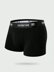 5 件装性感高弹力薄款平角内裤 - 彩色 - 查看 4