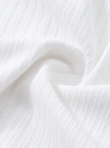 Tween Girl Fashionable Denim Skirt, Elegant & Comfortable Set, School, Campus, College Summer Holiday - White - View 7