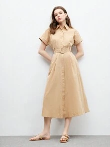 CUCCOO BIZCHIC 女士时尚夏季平底凉鞋情人节款 - 杏色 - 查看 4