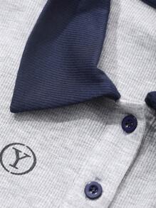 DAZY 秋季女童无袖上衣，返校服装 - 灰色 - 查看 7