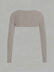 SHEIN BASICS Women Casual Solid Color Cropped Tank Top