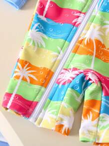 Baby Einteiler Badeanzug, Palmen-Muster Sommerstil
