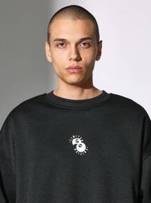 SUMWON SUMWON Hanorac Streetwear Imprimeu Grafic Pulover Design Urban Supradimensionat Casual Mânecă Lungă Iarnă Toamnă Modă Unisex Esențial Contemporan De Bază Guler Rotund