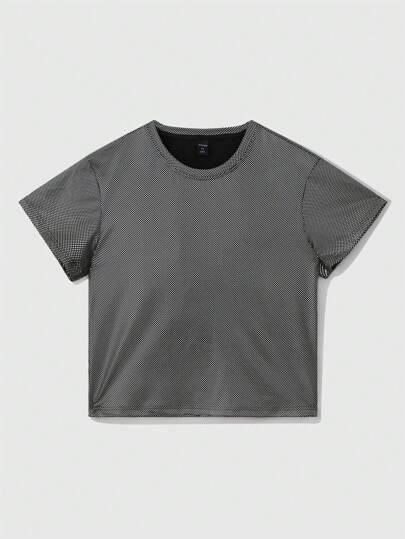 Street Life T-shirt ajusté à col rond et manches courtes pour hommes, pour un port décontracté quotidien