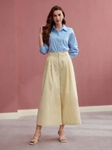 MOTF PREMIUM PRESS CREASE POCKET PANTS - Khaki - View 3