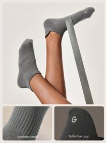 GLOWMODE Chaussettes de tous les jours avec support plantaire
