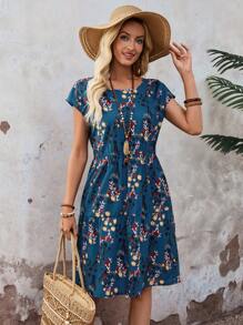 EMERY ROSE Mid-Length Casual Dress For Women - Multicolor - View 6