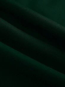 SHEIN Clasi Pantalones rectos de traje casual de talla grande de un solo color