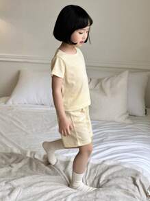 DAZY Young Girl Fall Loungewear - Yellow - View 4