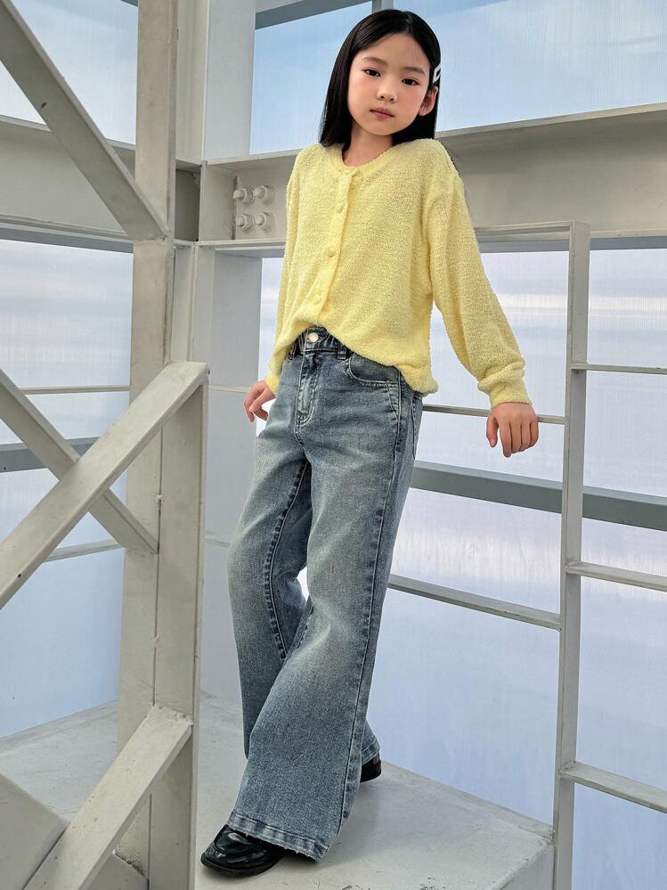 DAZY Tween Girl Denim Jeans - Blue - View 5