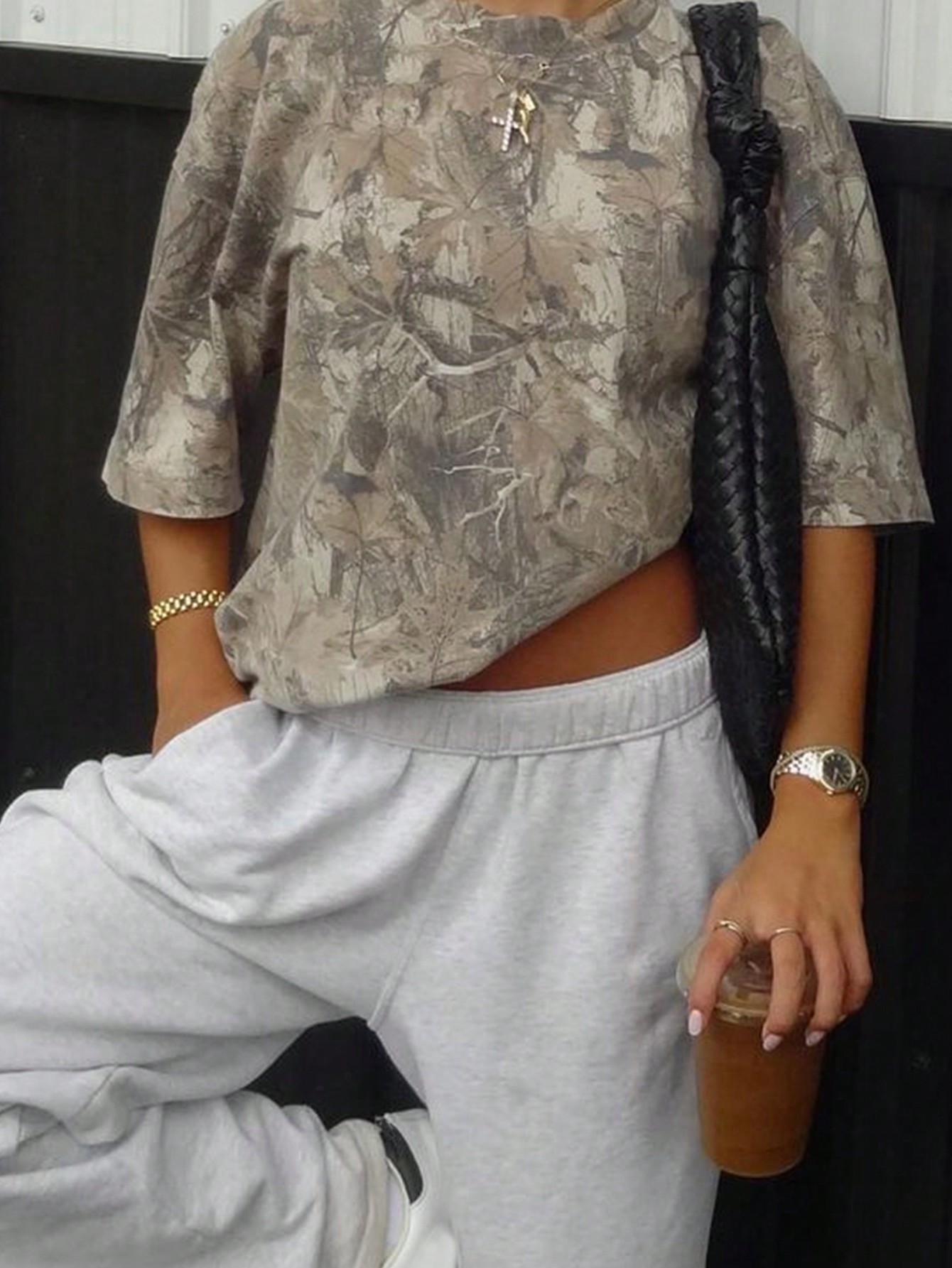 Camouflage Print T-Shirt