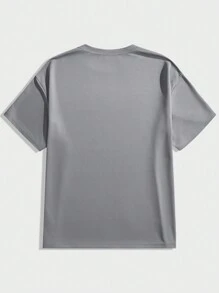 EASEVO Conjunto de 2 piezas de camiseta de manga corta holgada casual y shorts de talla grande para hombre