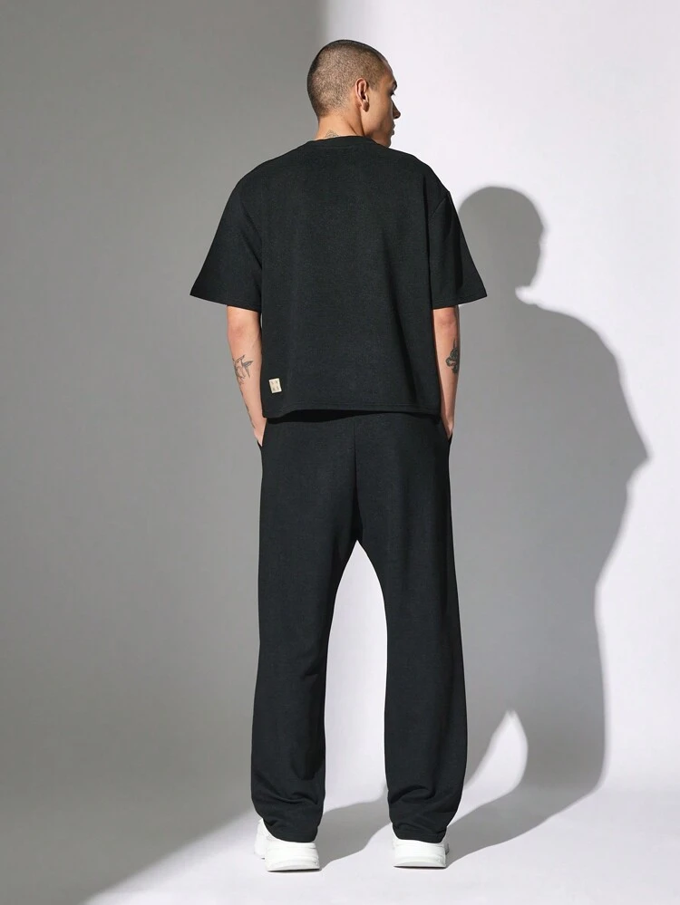 Premium Oversized Ribbed Tee Co-Ord Set