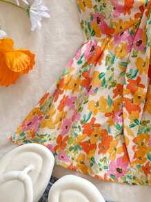 Soleia 春夏女士度假蜡笔色印花抹胸上衣，饰有荷叶边、前系蝴蝶结和腰部镂空拼接，适合情人节、度假、婚礼、夏季、狂欢节、生日等场合穿着。