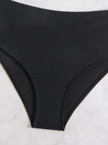 Swim Lushoire Springbreak Solid Push-Up Underwire Two-Piece Bikini Swimwear For Women
