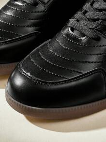 CUCCOO EASI Women's Casual Oxford Sole Sneakers For Outdoor Commute Tainers - Black - View 7