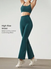 GLOWMODE 31" FeatherFit™ High-Rise Flared Leggings Pants Low Impact Yoga Daily