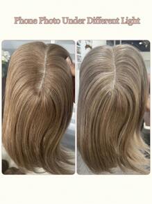 Hair Toppers for Women Real Human Hair Pieces for Women with Thinning Hair Topper for Adding Hair Volume - S10 - View 6