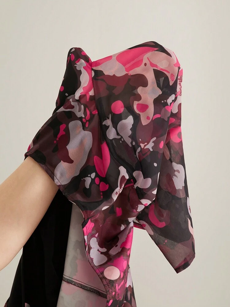 Plus Size Casual Minimalist Fashion Everyday Dress,Spring/Summer,Dresses For Women Elegant,Floral Dress Women