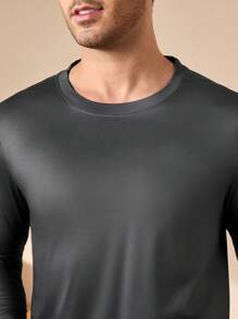 Manfinity Underwear&Sleepwear Basics Conjunto de ropa de descanso casual y cómoda para hombre - Gris - Ver 6