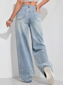 Jeanoix Jeans de denim casual, estiloso y versátil para uso diario