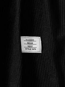 SHEIN Leap Crew 3pcs/Set Young Girl Solid Color Cap Sleeve Bodycon Casual Dress Set - Purple - View 3