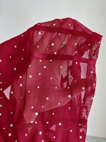 Firerie Women's Elegant Sweetheart Neckline Party Top For Autumn/Winter