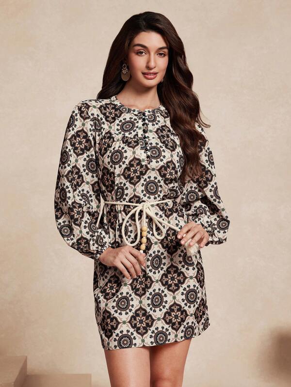 Almamuse Rochie elegantă de damă, slim fit, scurtă, cu gât roșu