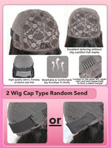 短水波真人發假髮帶劉海真正實惠頭髮替換假髮廉價假髮適合初學者準備好去假髮自然黑色 - Natural Black - 查看 6