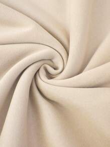 INAWLY Plus Size Casual Cartoon & Letter Print Crew Neck Sweatshirt For Autumn Graduation,Back To School,Graduation,Teacher For Women,Back To School Pullover Fall Winter Sweatshirt - Apricot - View 4