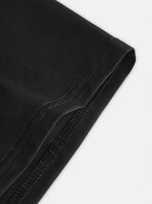 SHEIN Girlism 少女 4 件套黑色休闲/家居服/百搭/运动紧身裤、自行车短裤和百搭紧身裤，买 1 送 4 - 黑色 - 查看 5