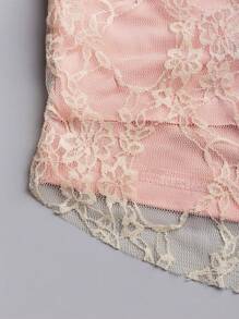 Calvaya Getailleerde cropped top met vetersluiting voor dames