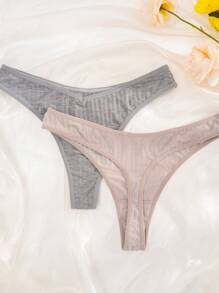 Set de 7 piezas Tangas cómodas tipo V - Multicolor - Ver 6